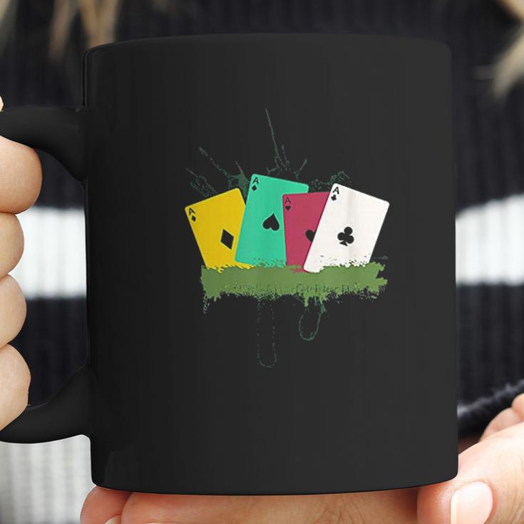 Poker Card Deck Ace Diamond Heart Gambling Spade Coffee Mug