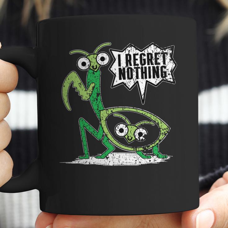 Praying Mantis Weathered Valentines Day Coffee Mug