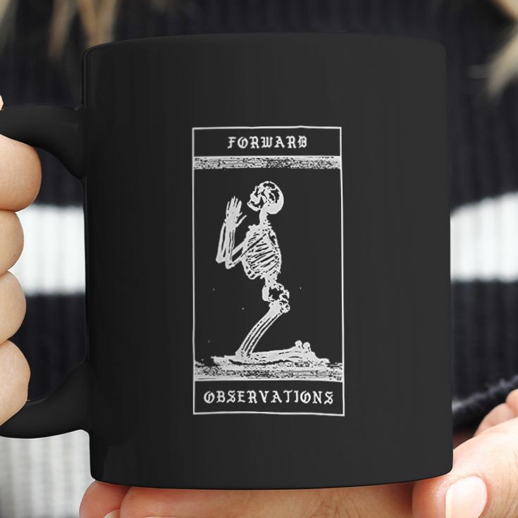 Praying Skeleton Forward Observations Group Coffee Mug