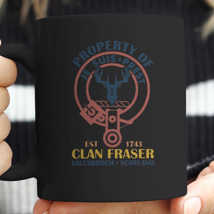 Property Of Je Suis Prest Est 1743 Clan Fraser Lallybroch Scotland Coffee Mug