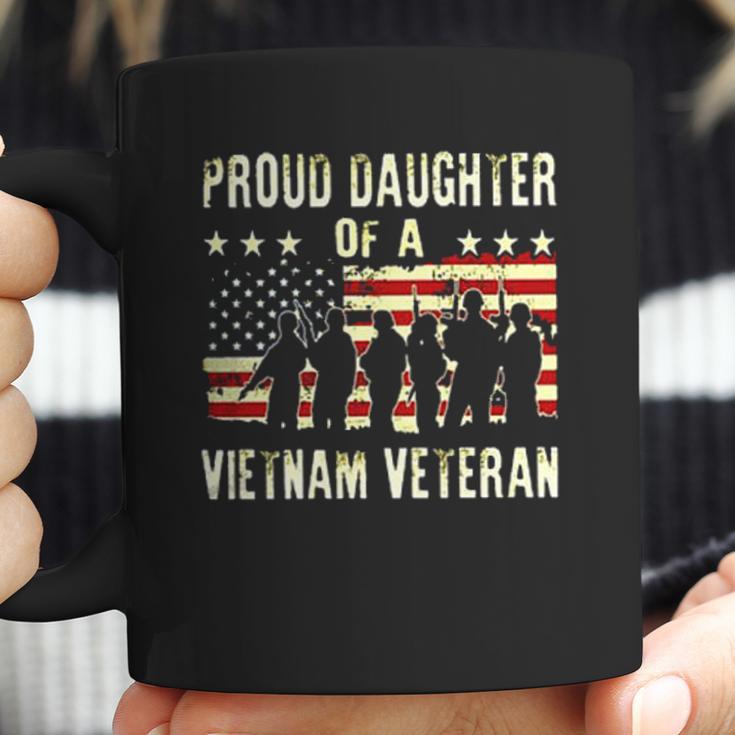 Proud Daughter Of A Vietnam Veteran Dad Gift 2022 Coffee Mug