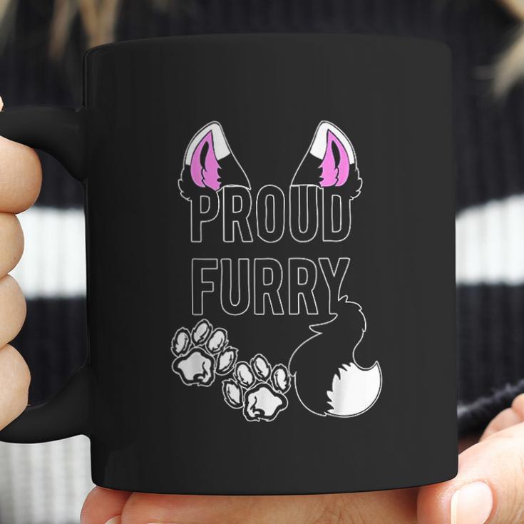 Proud Furry Furries Tail Ears Cosplay Fursona Women Men Coffee Mug