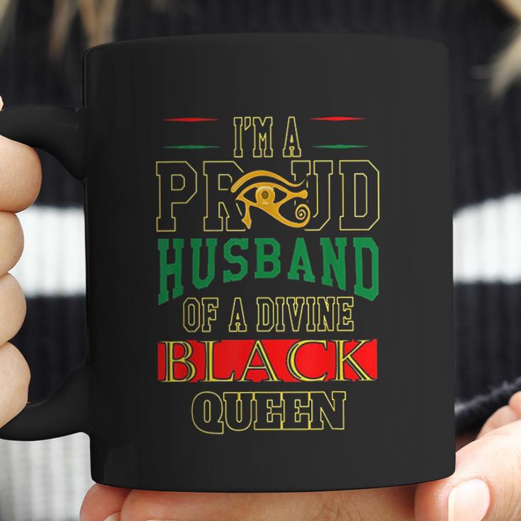 Proud Husband Of A Divine Black Queen Coffee Mug