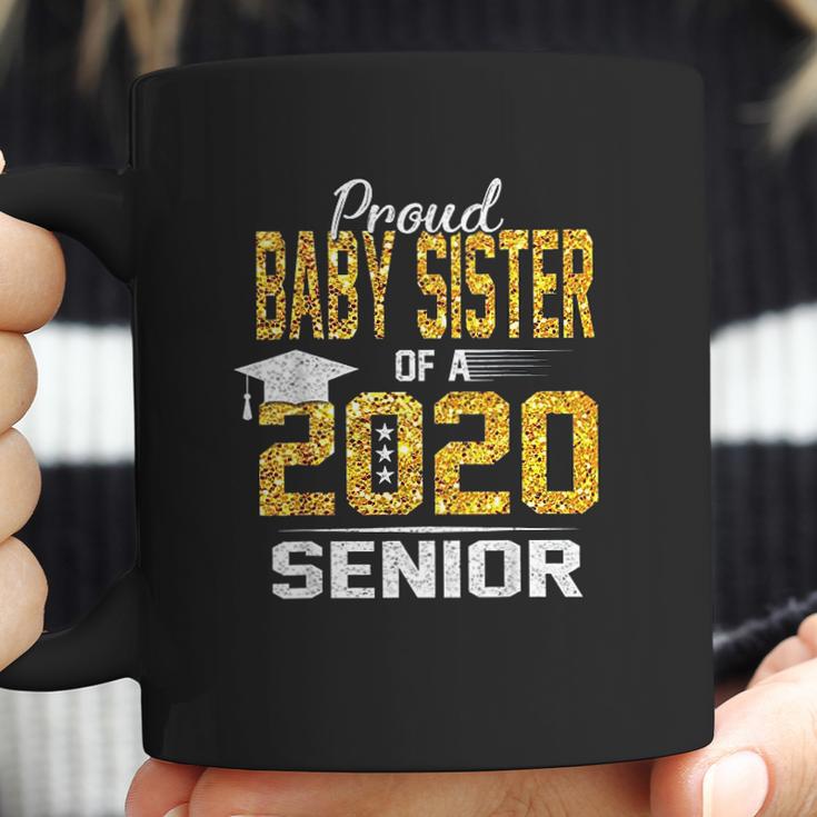 Proud Lil Baby Sister Of A 2020 Senior Coffee Mug