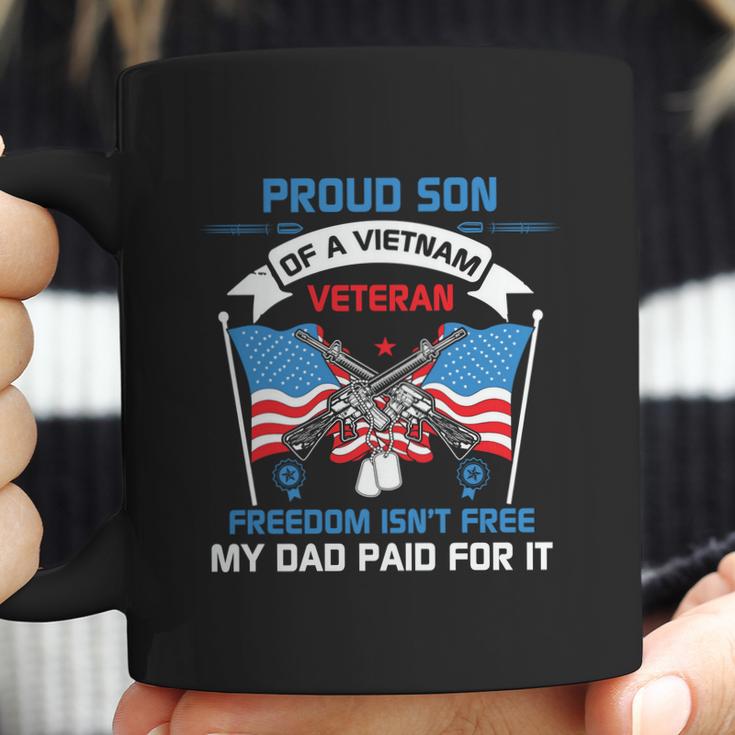 Proud Son Of A Vietnam Veteran Veteran Day Us Army Graphic Design Printed Casual Daily Basic Coffee Mug