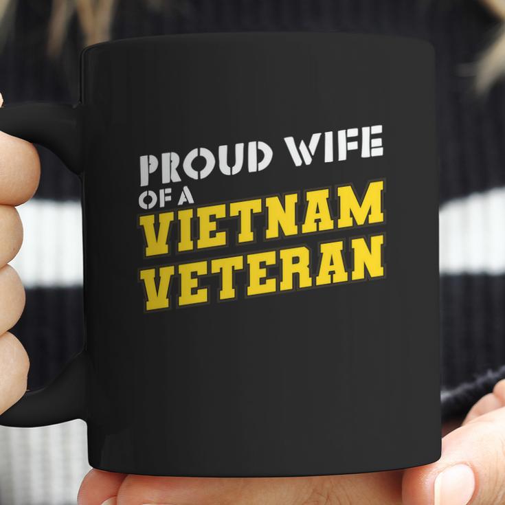 Proud Wife Of A Vietnam Veteran Us Army Veteran Day Graphic Design Printed Casual Daily Basic Coffee Mug