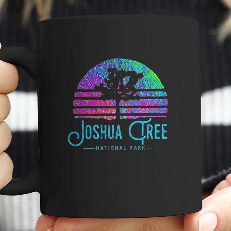 Psychedelic Joshua Tree National Park Retro Road Trip Coffee Mug