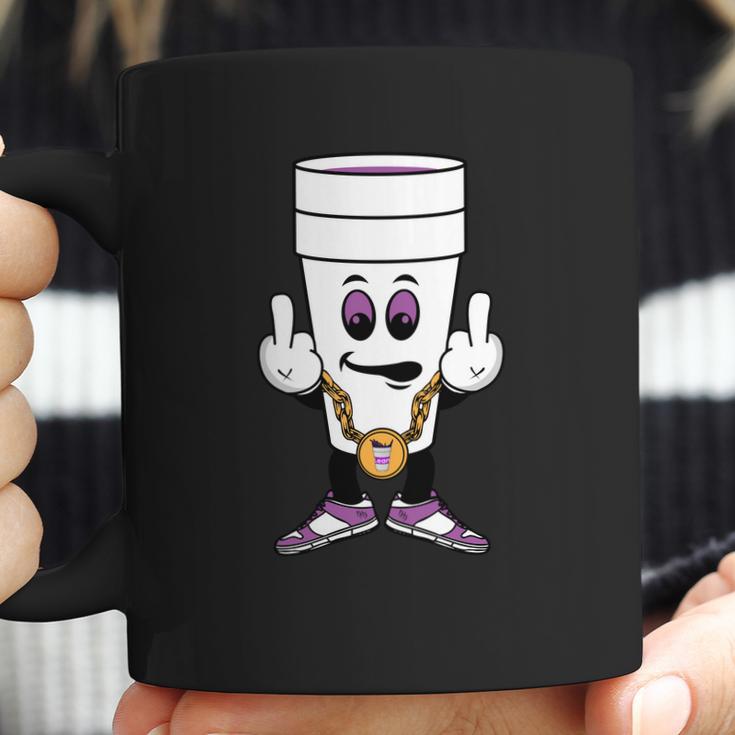 Purple Lean Cup Coffee Mug