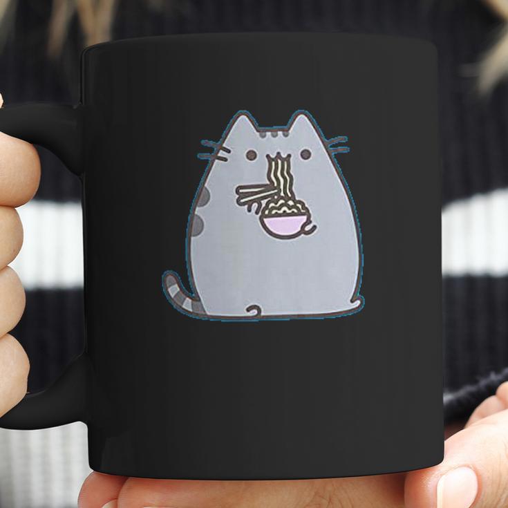 Pusheen The Cat Eating Noodles Juniors Coffee Mug