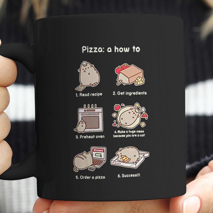 Pusheen Pizza A How-To Junior Coffee Mug