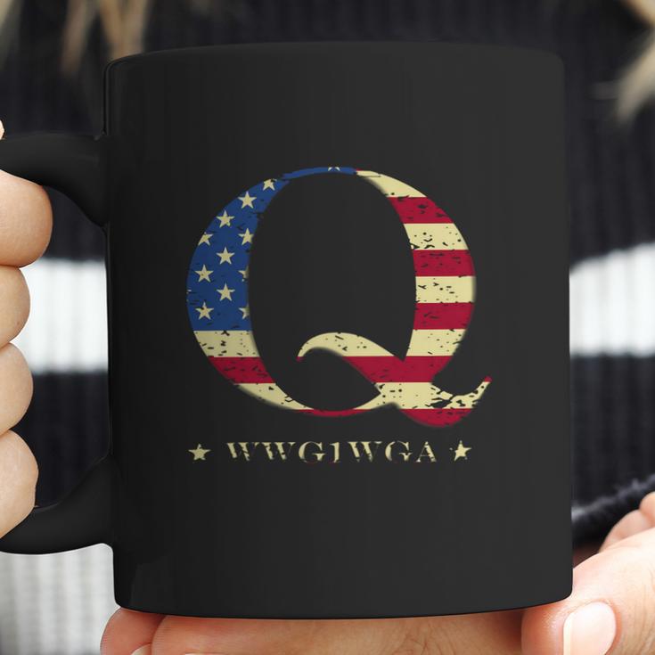 Qanon Wwg1wga Q Anon T-Shirt Great Awakening Maga Usa Tee Coffee Mug