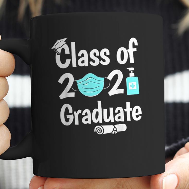 Quarantine 2021 Sanitizer High School Graduate Diploma Coffee Mug