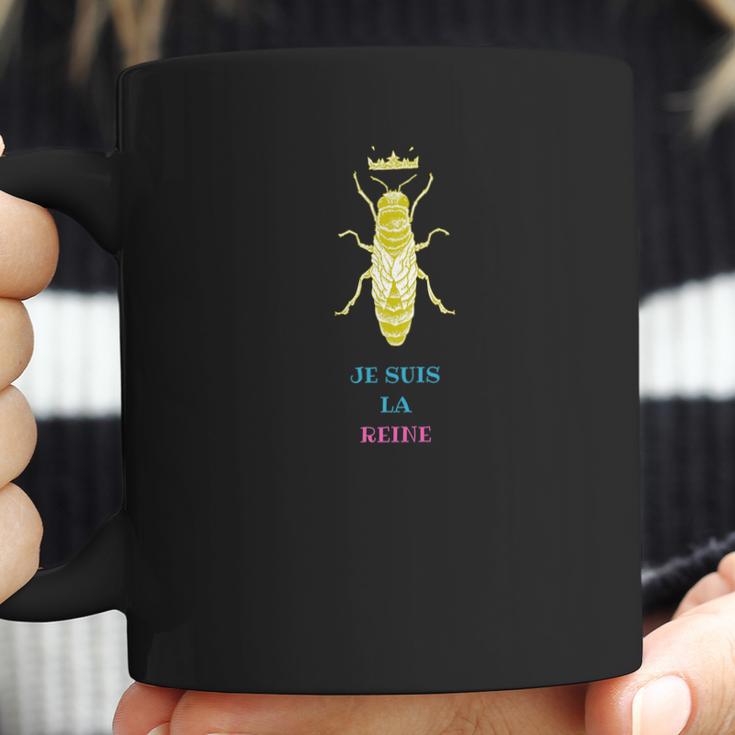 Queen Bee Je Suis La Reine Funny Honey Bee Coffee Mug