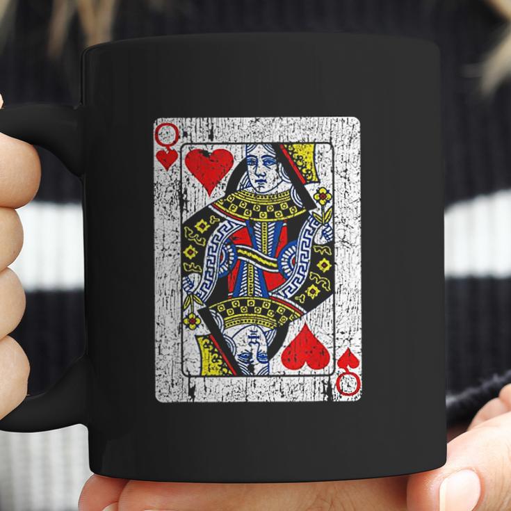 Queen Of Hearts Card Costume Vintage Coffee Mug