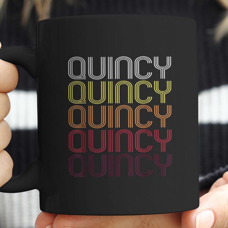 Quincy Ma Vintage Style Massachusetts Coffee Mug