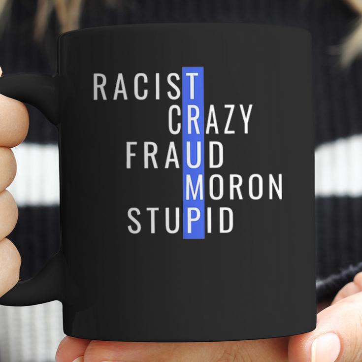 Racist Crazy Fraud Moron Stupid Trump Coffee Mug