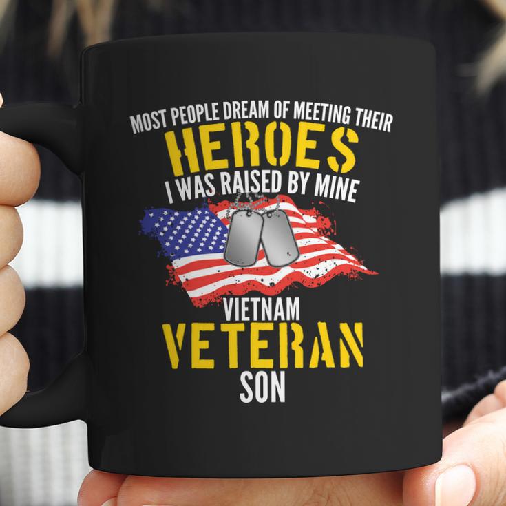 Raised By My Hero Proud Vietnam Veterans Son Coffee Mug