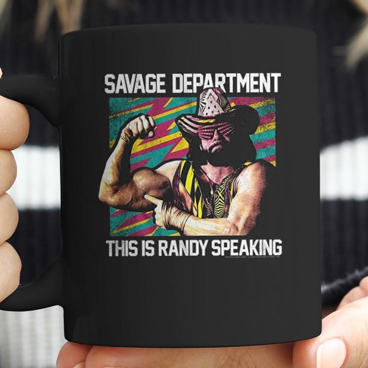 Randy Macho Man Savage This Is Randy Speaking Coffee Mug