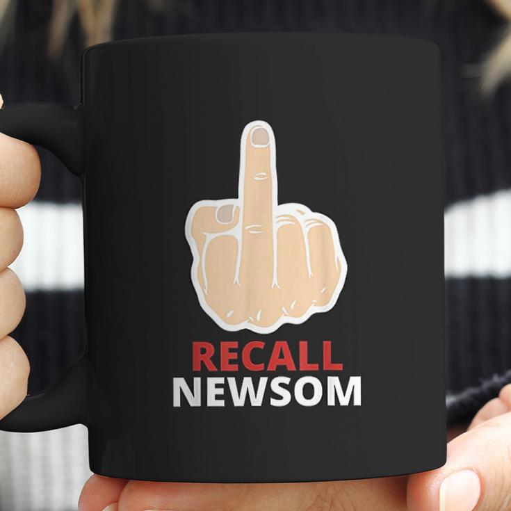 Recall Newsom Recall Gavin Newsom Middle Finger Coffee Mug