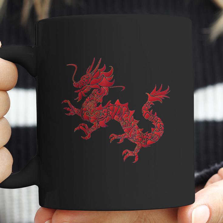 Red Chinese Firedrake Coffee Mug