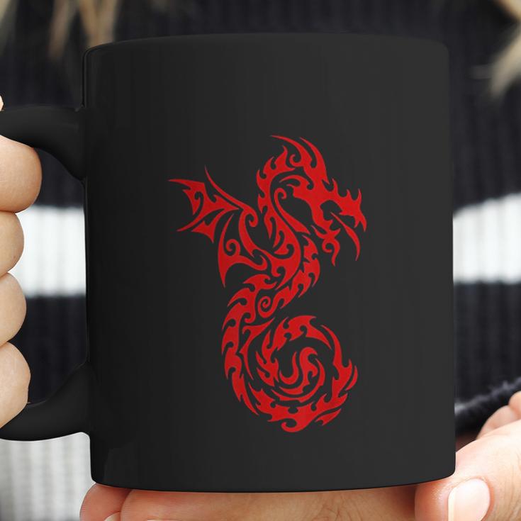 Red Dragon Chinese Firedrake Art Coffee Mug