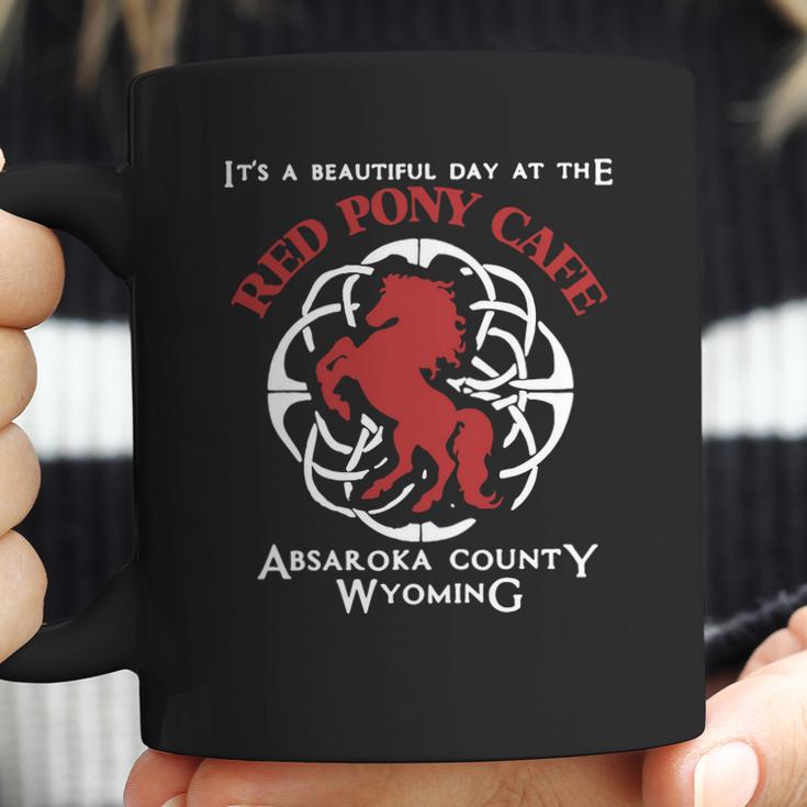 Red Pony Cafe Absaroka County Wyoming T-Shirt Coffee Mug