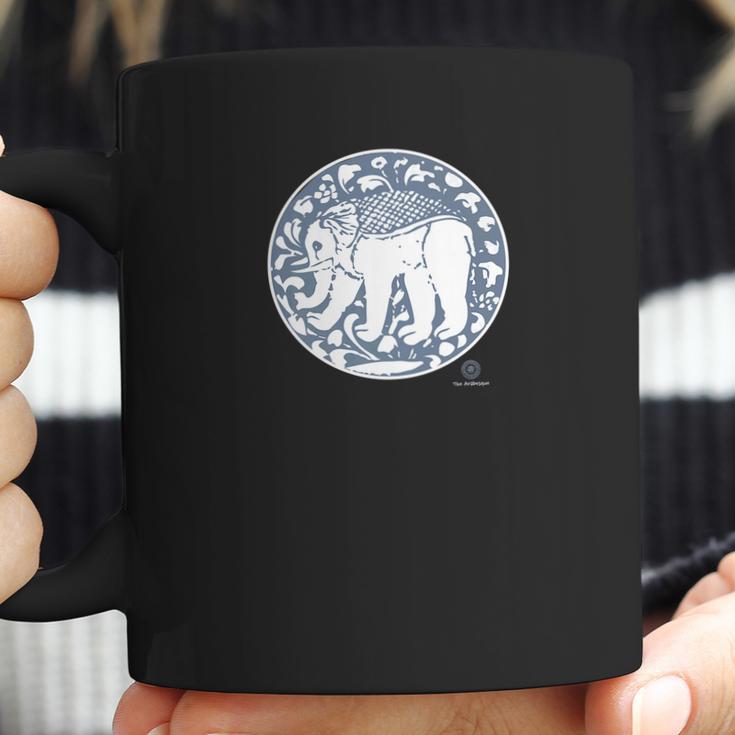 Regal Medieval Elephant Print By The Arabesque Coffee Mug