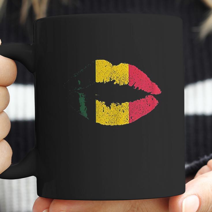 Reggae Kissing Lips Flag Coffee Mug