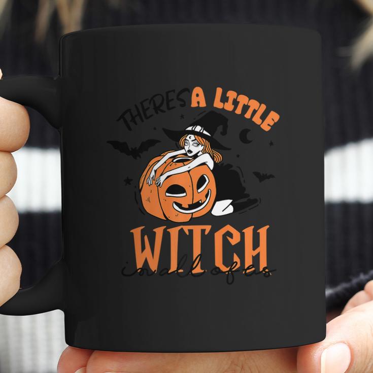 Theres A Little Witch In All Of Us Pumpkin Coffee Mug