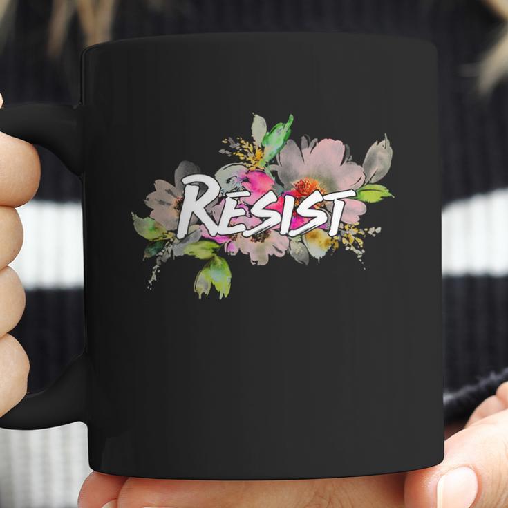 Resist Flower Logo Coffee Mug