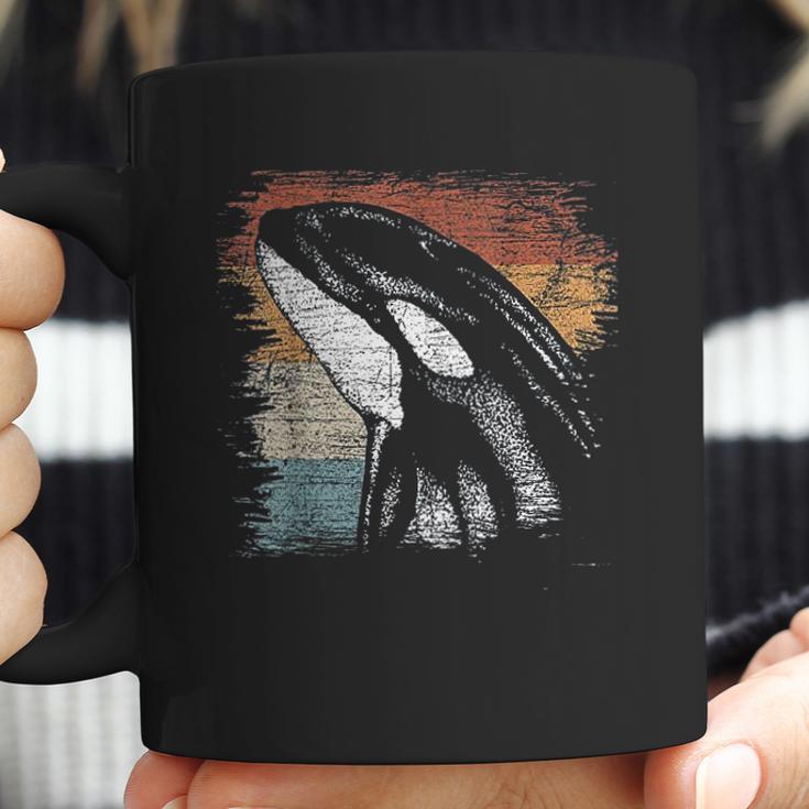 Retro Killer Whale Vintage Coffee Mug