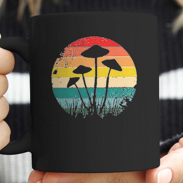 Retro Psychedelic Mushroom Graphic Coffee Mug