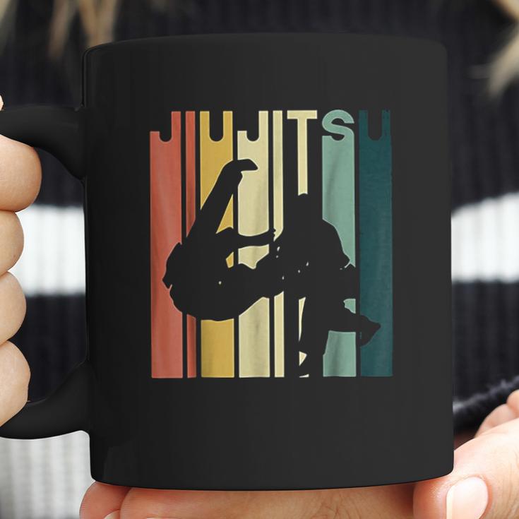 Retro Vintage Bjj Martial Arts Jiu Jitsu Coffee Mug