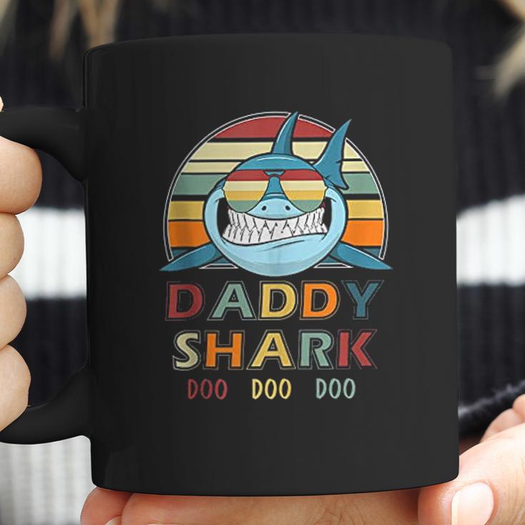 Retro Vintage Daddy Shark Coffee Mug