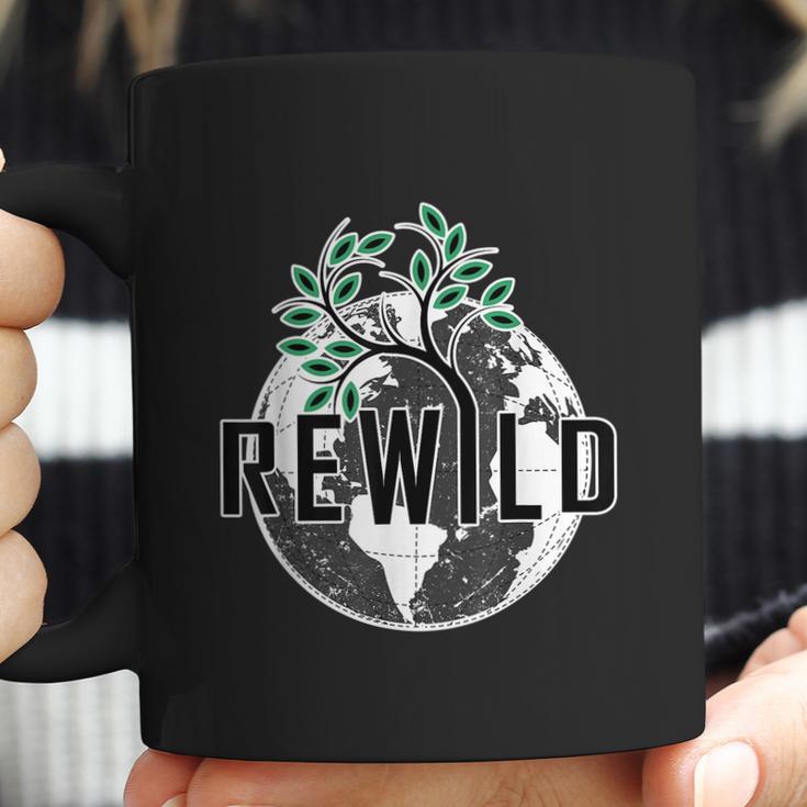 Rewild David Attenborough Save Earth Environmental Gifts Graphic Design Printed Casual Daily Basic Coffee Mug