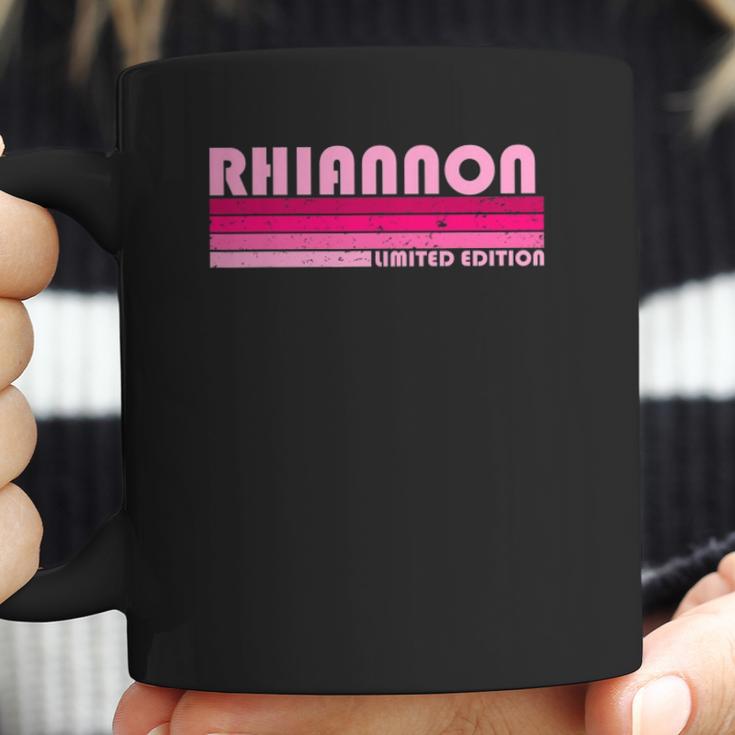 Rhiannon Name Personalized Retro Vintage 80S 90S Coffee Mug