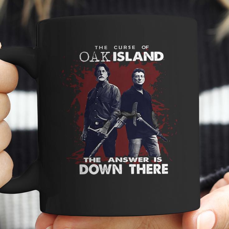 Rick Lagina Robert Clotworthy The Curse Of Oak Island Answer Is Down There Shirt Coffee Mug