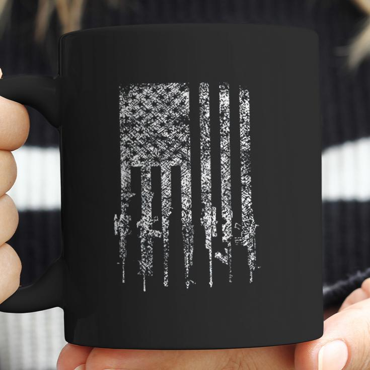 Rifle American Flag Pro Coffee Mug