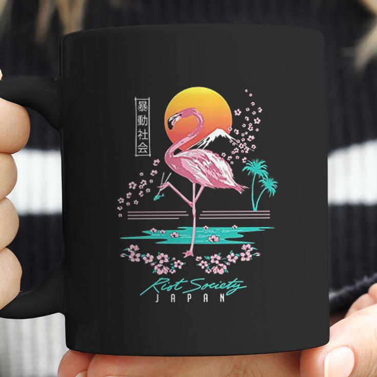 Riot Society Japan Flamingo Coffee Mug