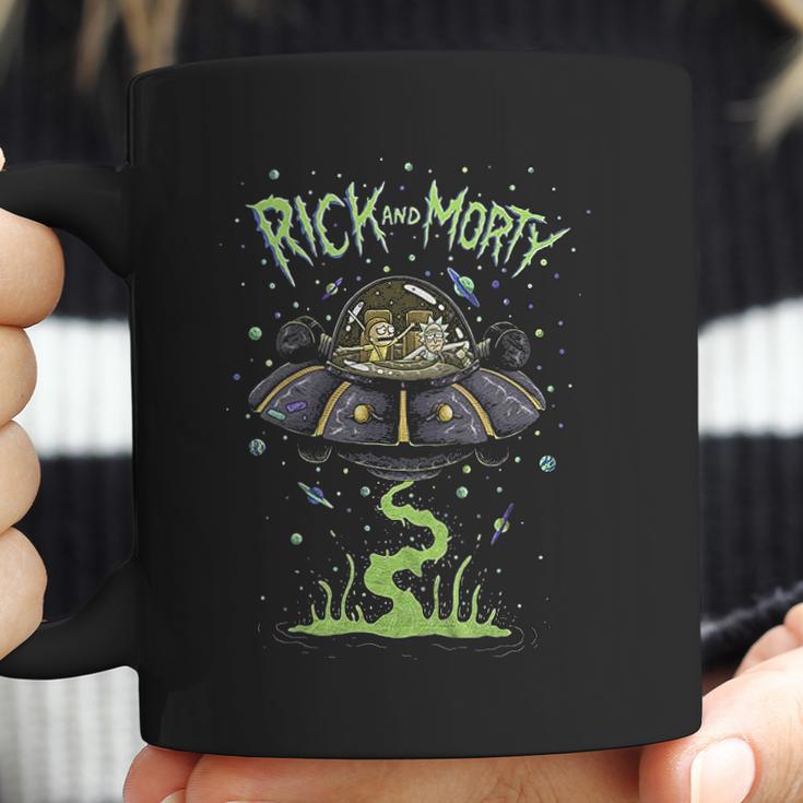 Ripple Junction Rick And Morty Spaceship Dumping Coffee Mug