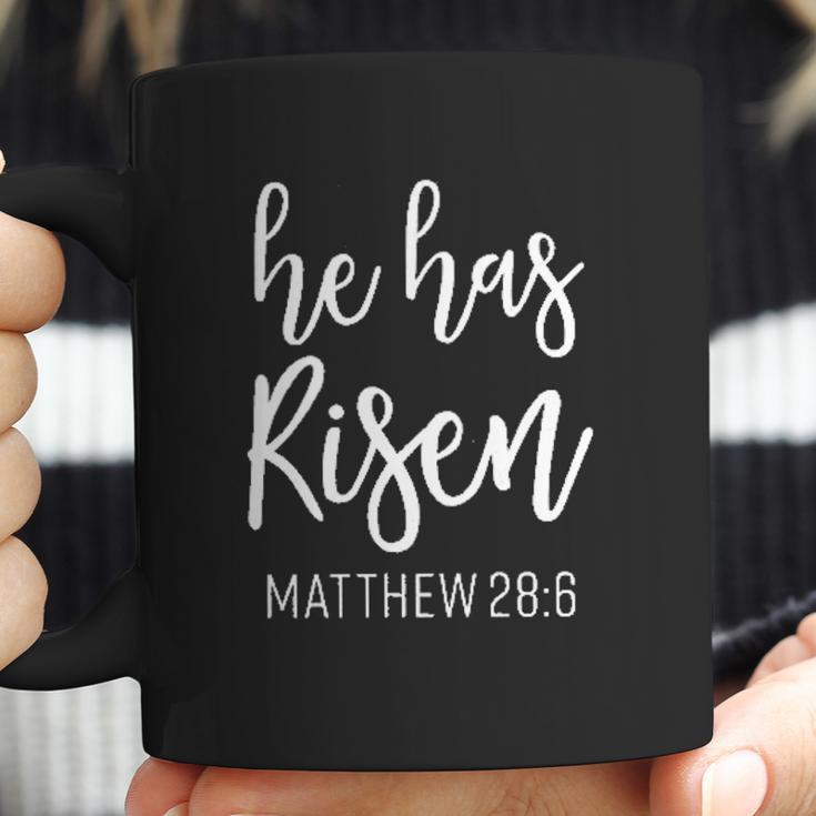 He Has Risen Matthew 28 6 Religious Coffee Mug