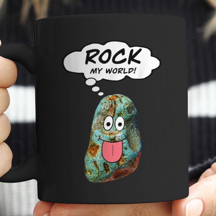 Rock My World Funny Geology Rockhound Rockhounding Coffee Mug