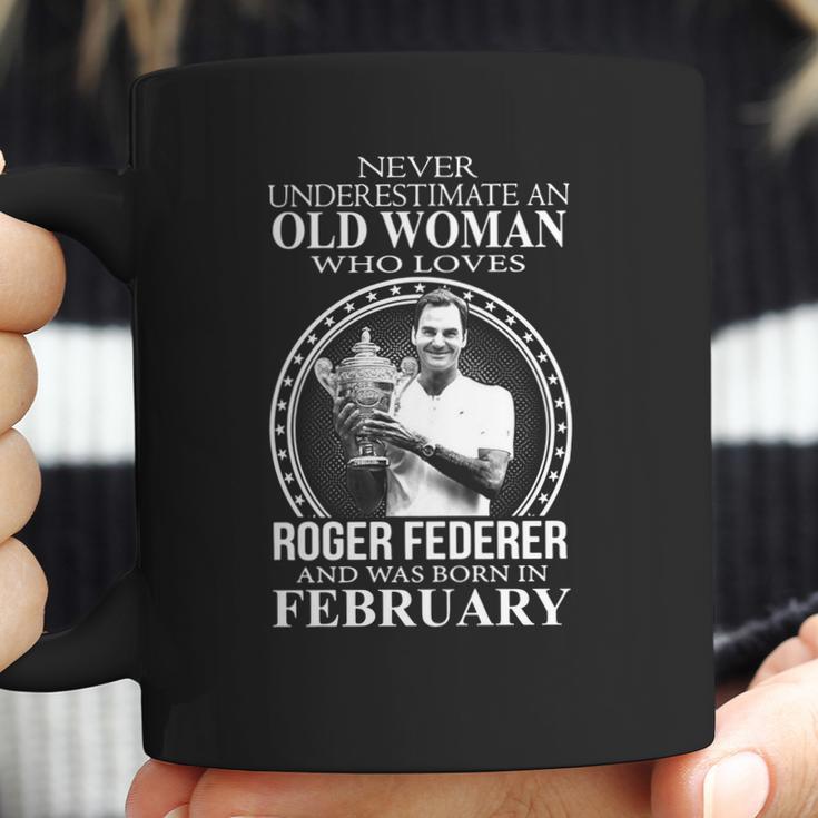 Roger Federer Old Woman February Coffee Mug