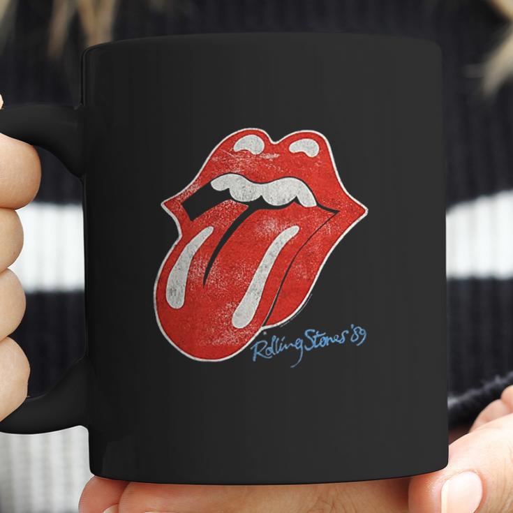 Rolling Stones The 89’ Distressed Print Tongue Coffee Mug