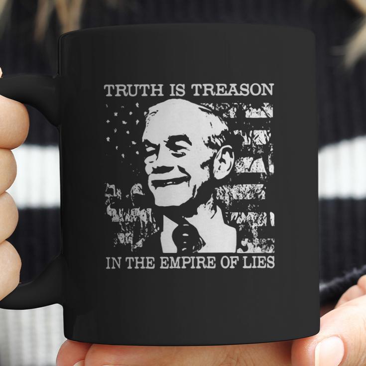 Ron Paul Truth Is Treason In The Empire Of Lies American Flag Coffee Mug