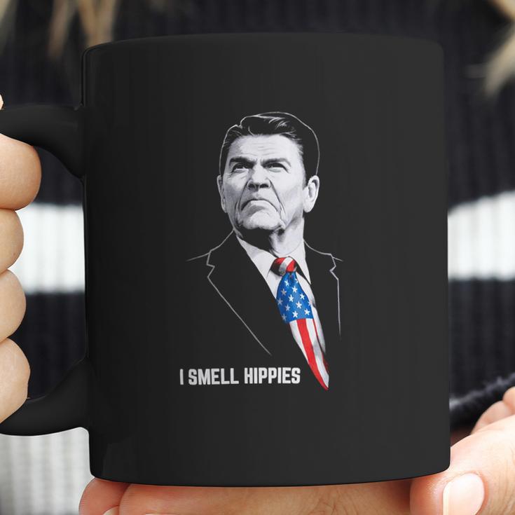 Ronald Reagan I Smell Hippies Shirt Coffee Mug