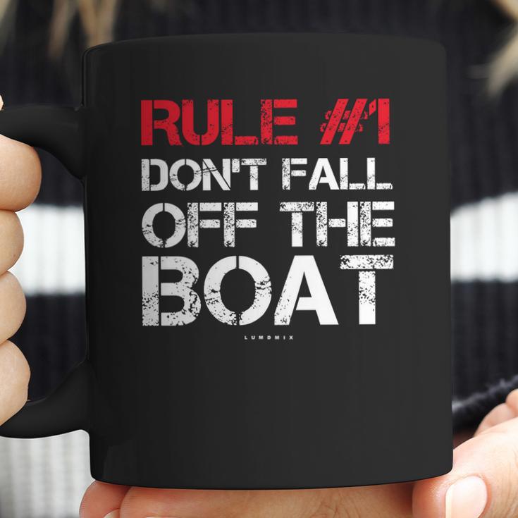 Rule 1 DonFall Off The Boat Shirt - Funny Cruise Shirts Coffee Mug