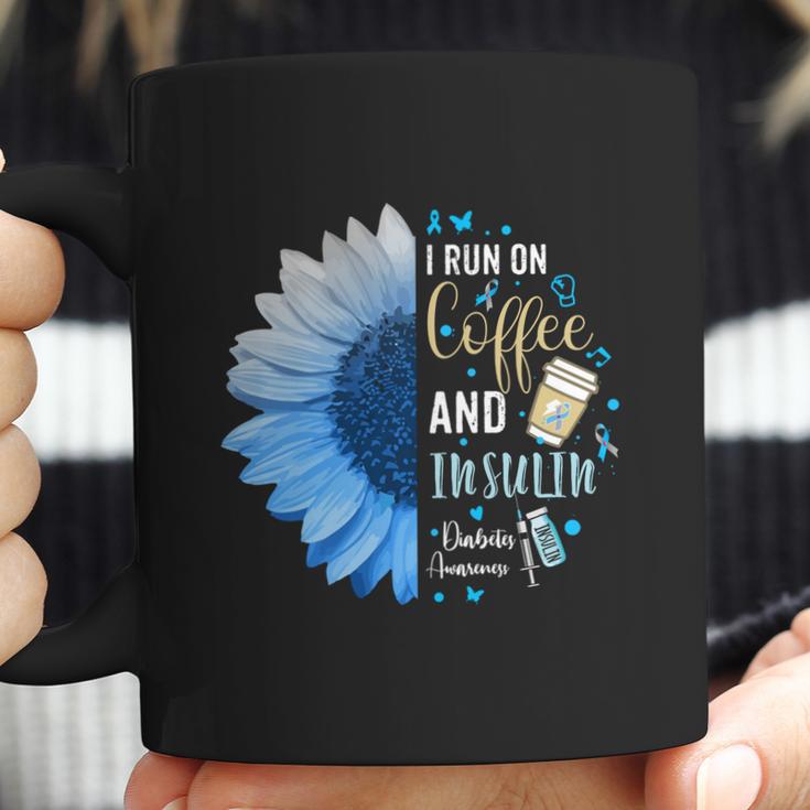 I Run On Coffee And Insulin Gift For Diabetes Awareness Great Gift Coffee Mug