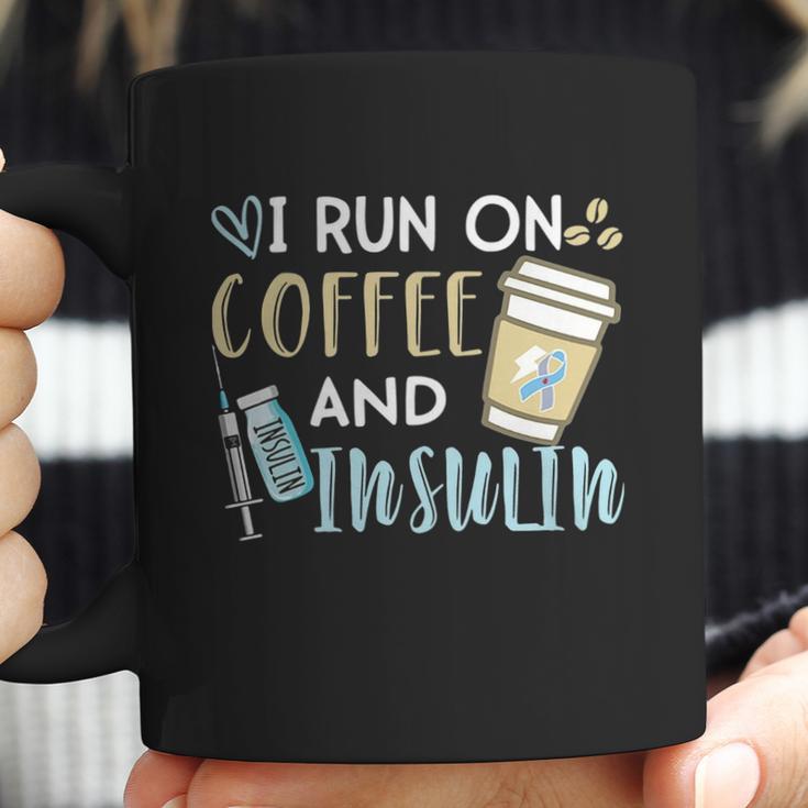 I Run On Coffee And Insulin Shirt Coffee Mug