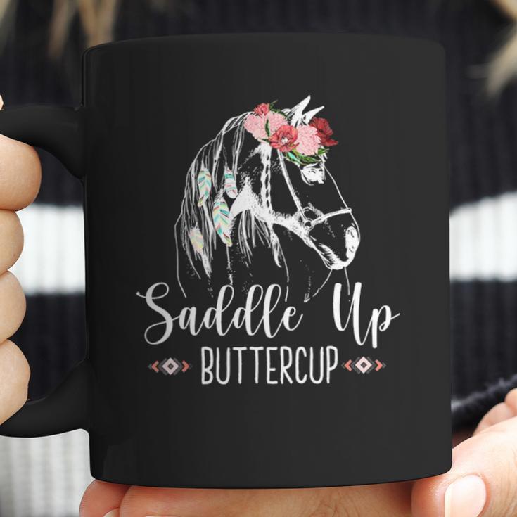 Saddle Up Buttercup Horse Riding Gift Rodeo Cowgirl Coffee Mug